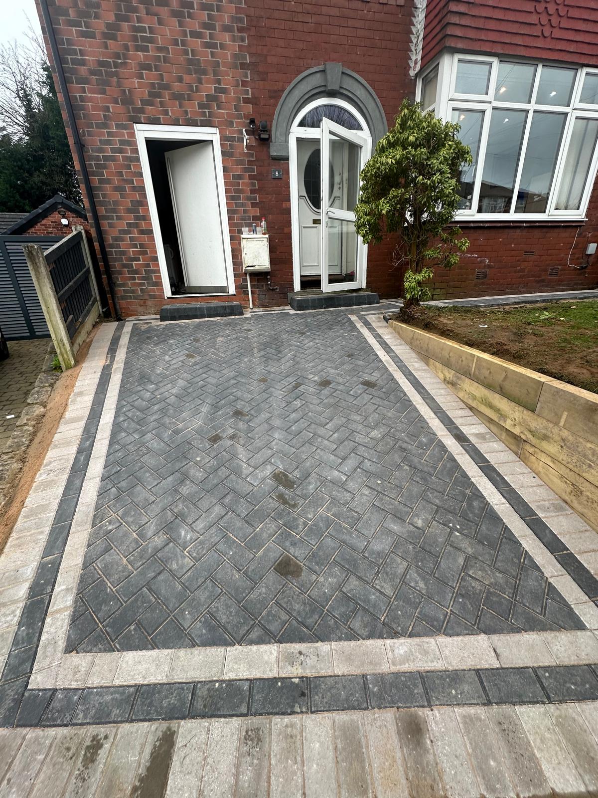 Block paving driveway installed in Leyland